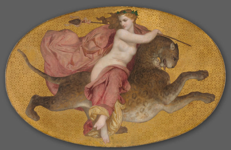 Bacchante op een panter - Bouguereau