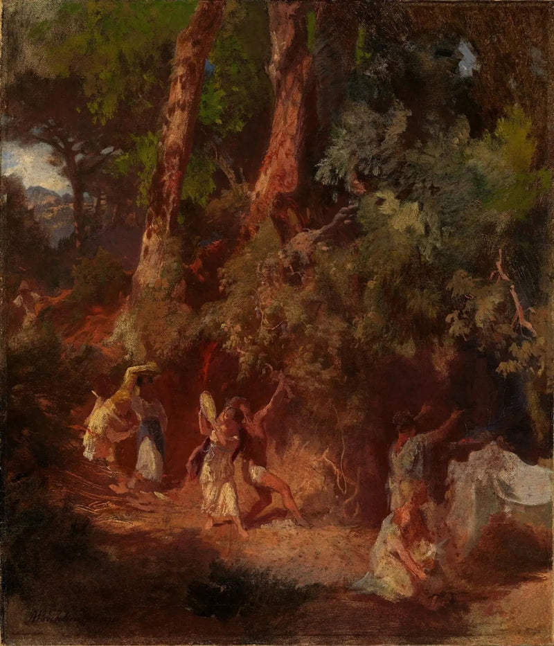 Arnold Böcklin - Reproductie van een schilderij in olieverf

Source:
Q127020948 - Arnold Böcklin
