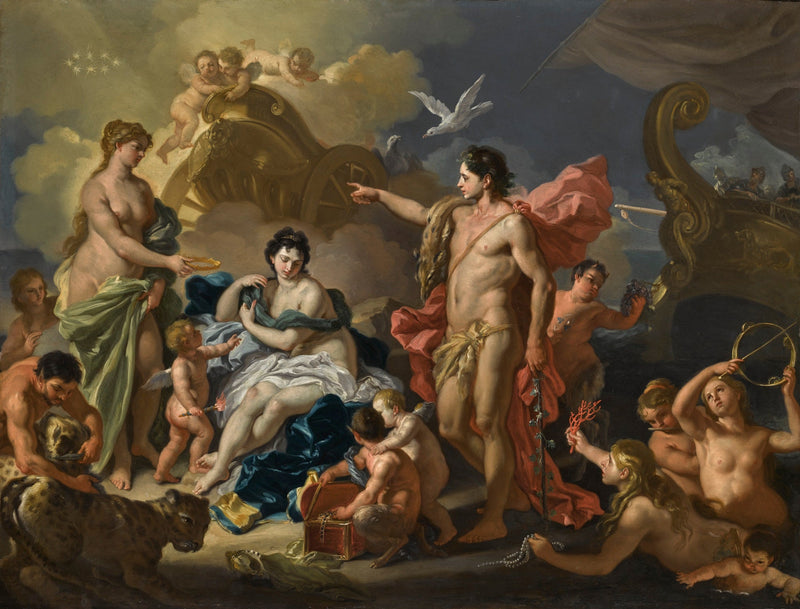 Bacchus en Ariadne - Francesco Solimena
