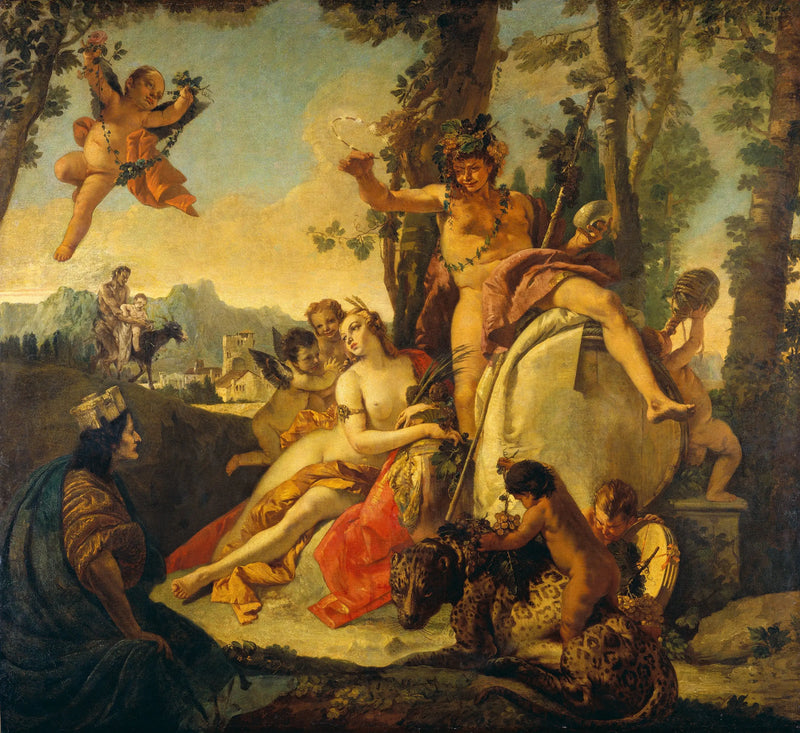 Bacchus en Ariadne - Giovanni Battista Tiepolo