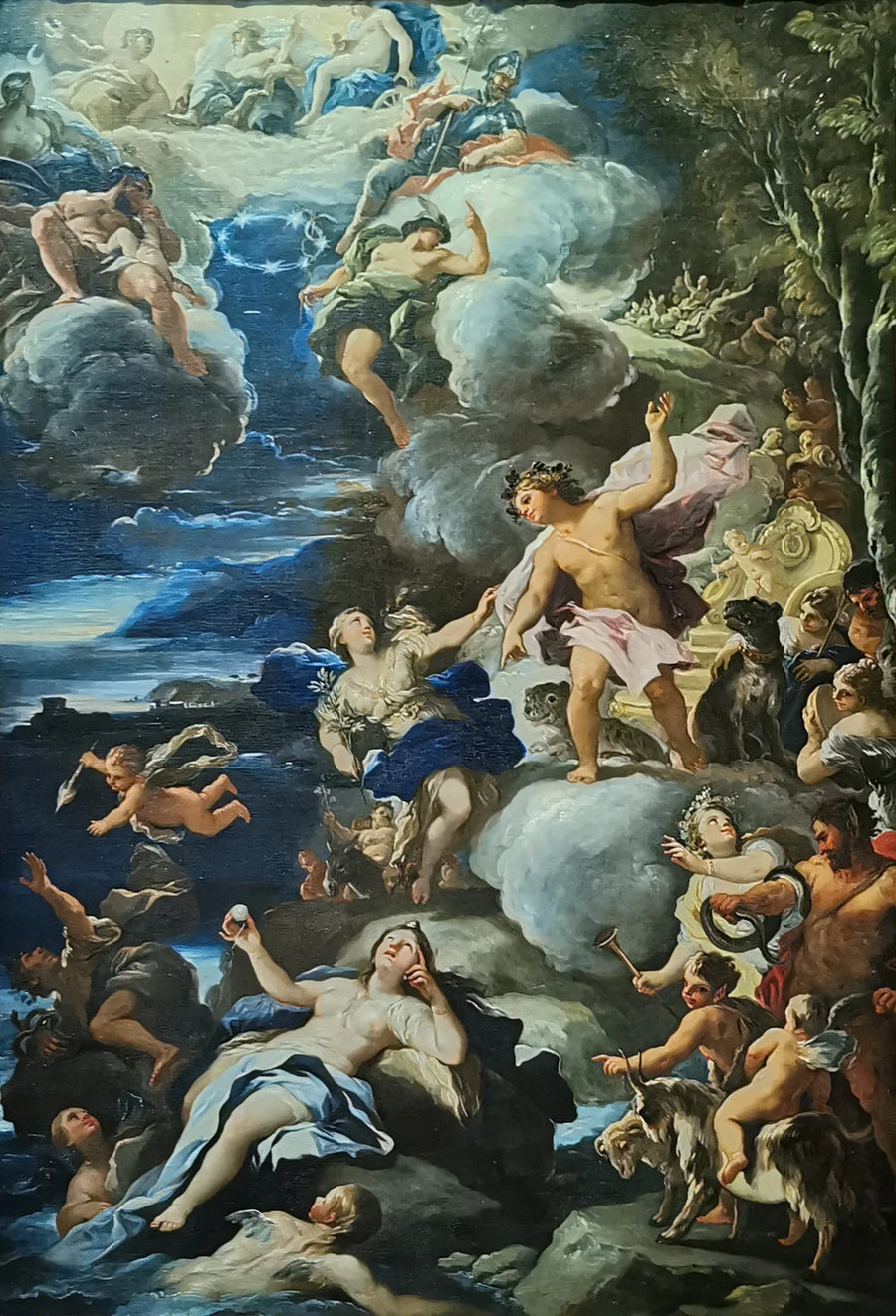 Bacchus en Ariadne - Luca Giordano