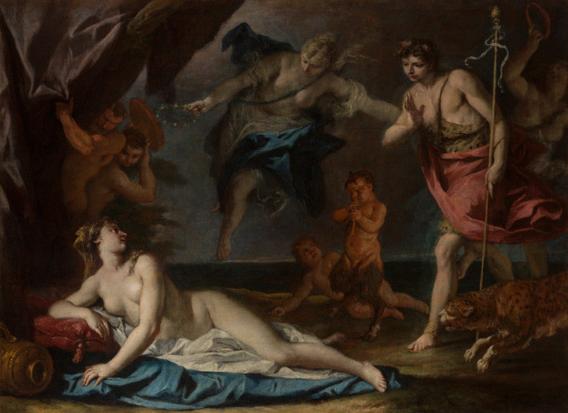Bacchus en Ariadne - Sebastiano Ricci