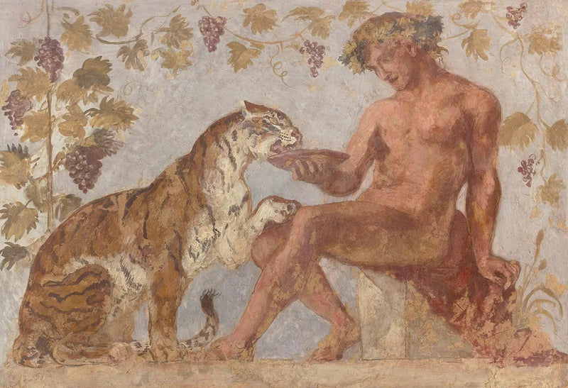 Bacchus en een tijger - Eugène Delacroix