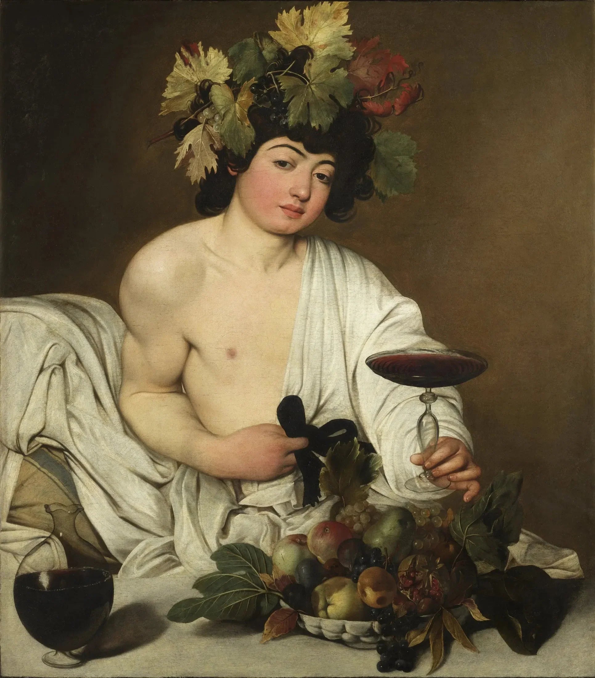 Bacchus - Le Caravage image 1 reproduction réalisée par Alpha Reproduction