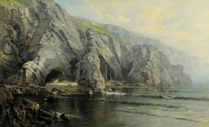 Baie du Moulin Huet, Guernsey - William Trost Richards