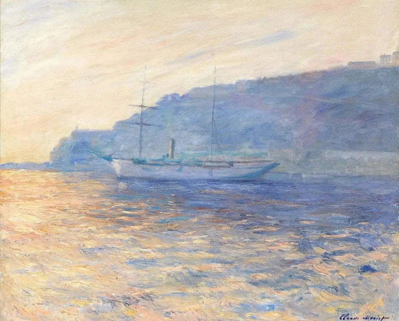 De baai van Monaco W891b - Claude Monet