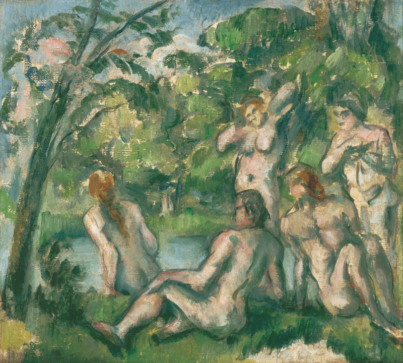Zwemmers en zwemsters - Paul Cézanne