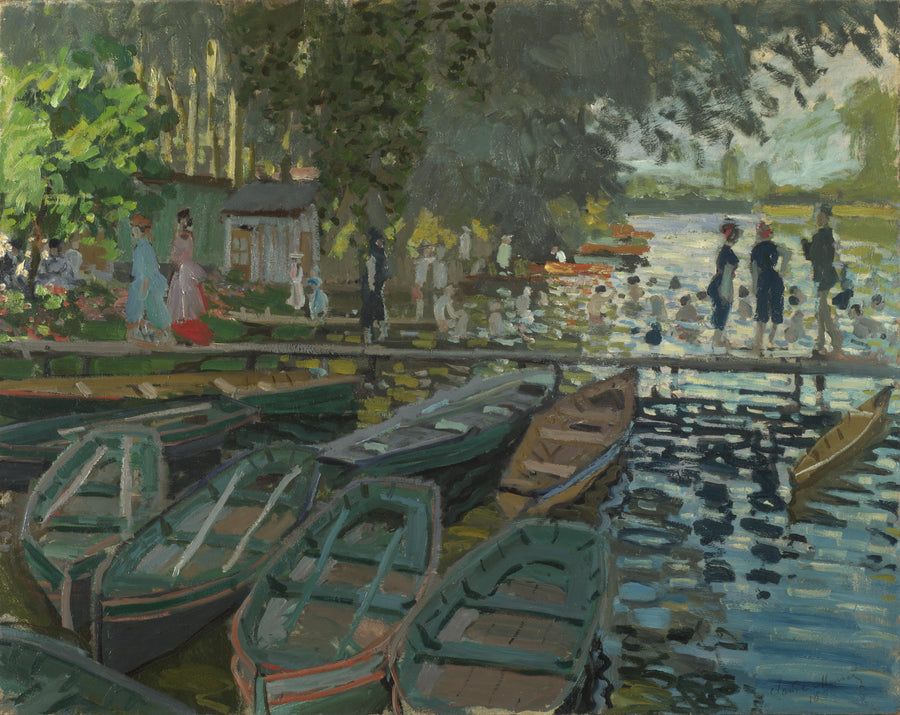 Zwemmers in La Grenouillère W135 - Claude Monet