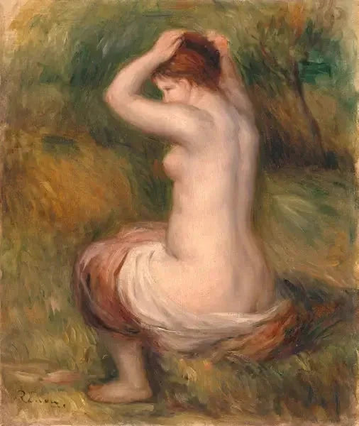 Nu zittend - Pierre-Auguste Renoir