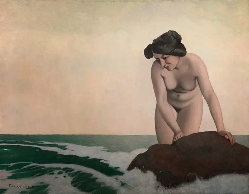 Badende vrouw bij de rots - Félix Vallotton

Source:
Baigneuse au rocher - Félix Vallotton