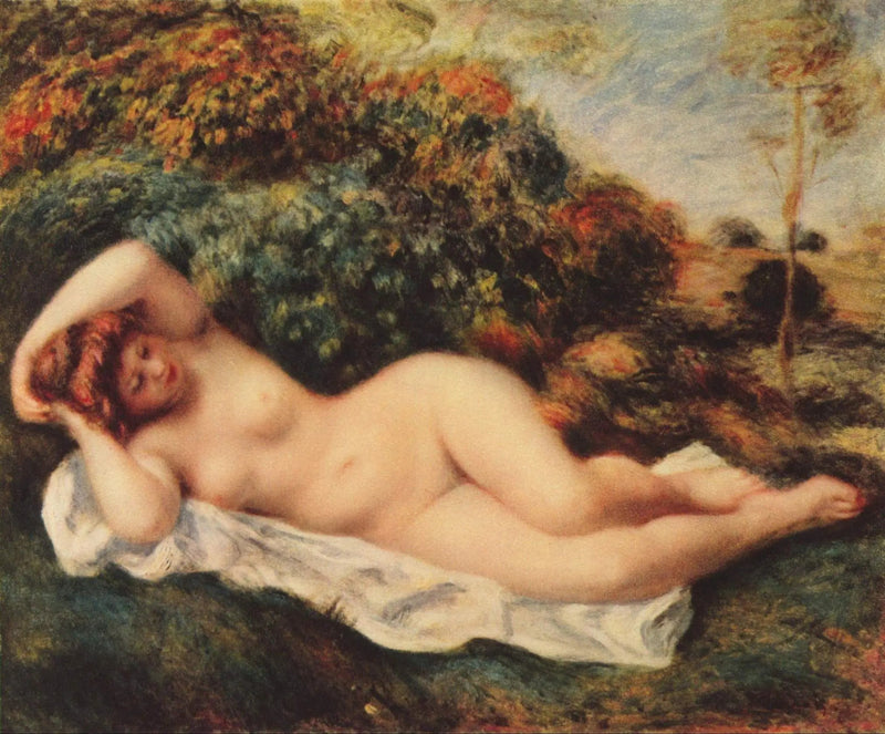 Liggende badende - Pierre-Auguste Renoir