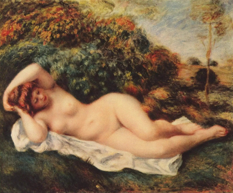 Liggende badende - Pierre-Auguste Renoir