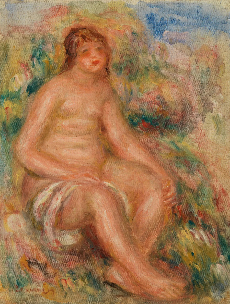 Badende vrouw - Pierre-Auguste Renoir