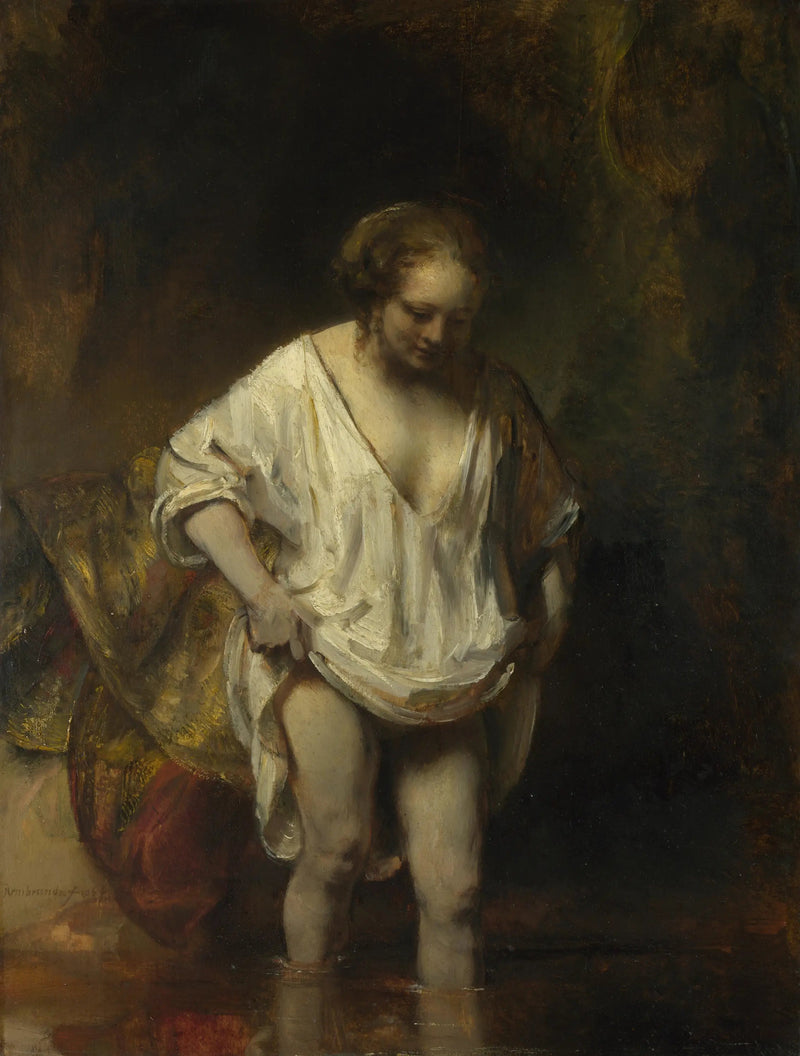 Badende vrouw - Rembrandt
