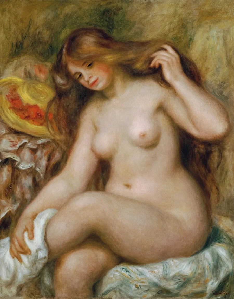 Badende vrouw - Pierre-Auguste Renoir