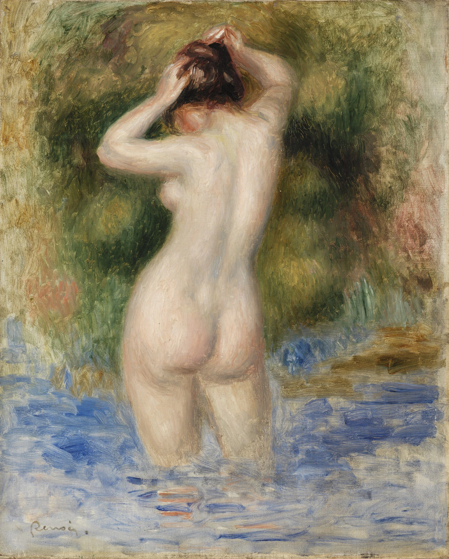 Badende vrouw - Pierre-Auguste Renoir