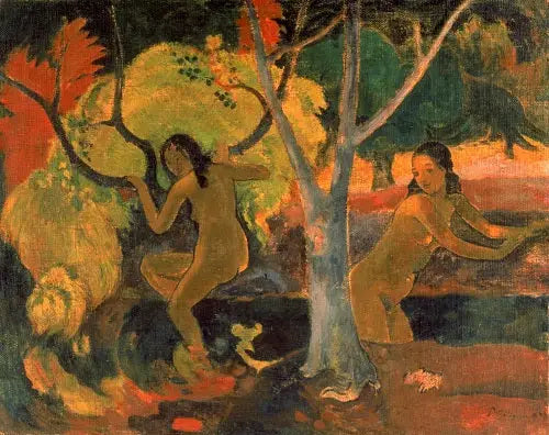 Badende vrouwen in Tahiti - Paul Gauguin