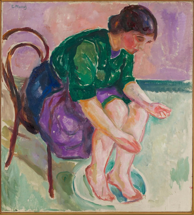 voetenbad - Edvard Munch