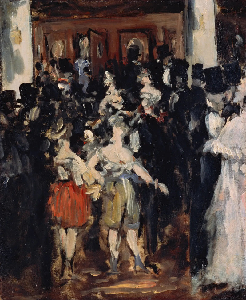 Gemaskerd bal in de Opera - Édouard Manet