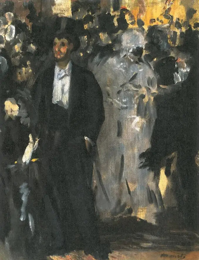 Gemaskerd bal in de opera - Édouard Manet