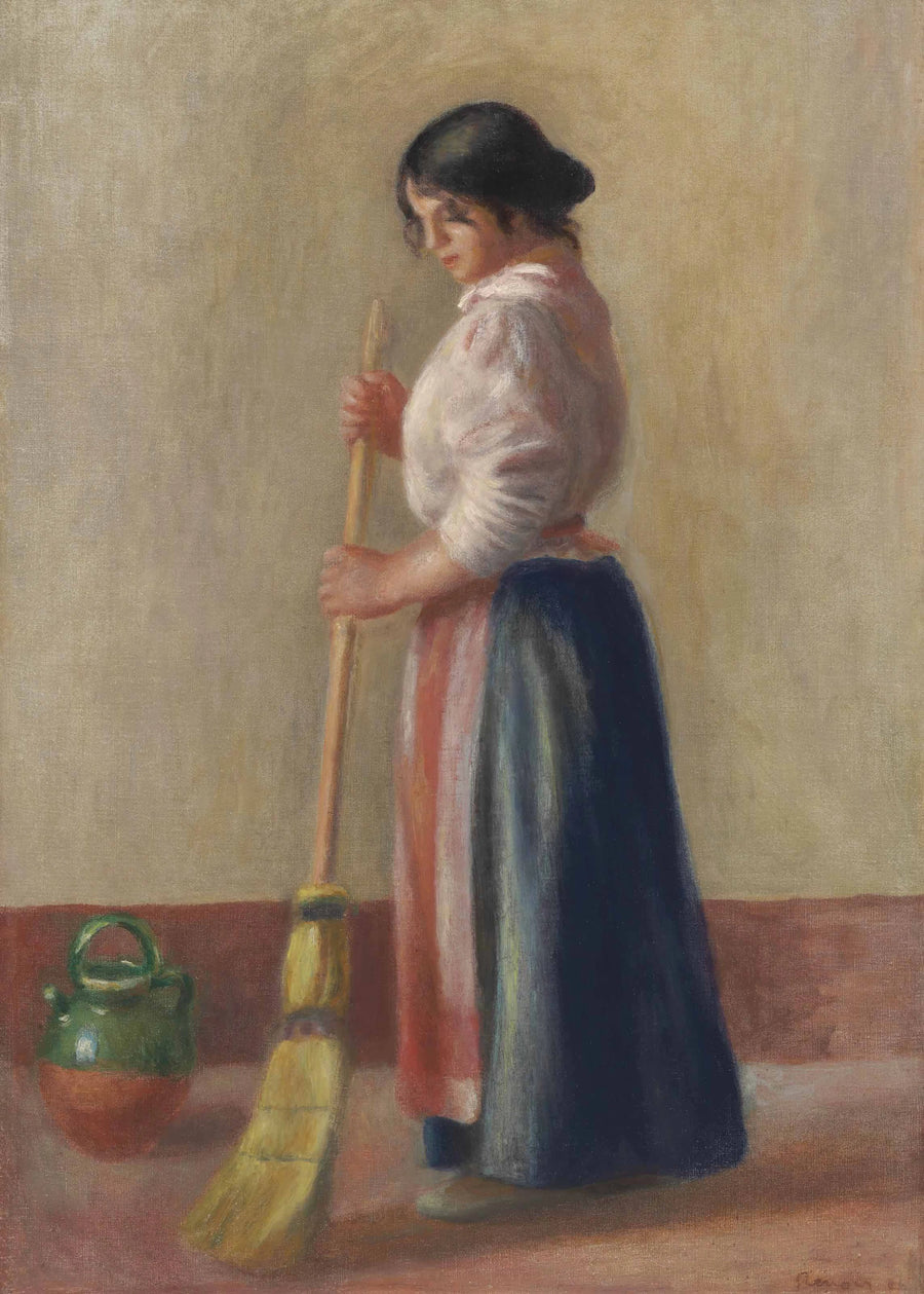 La Balayeuse peinte par Pierre-Auguste Renoir en 1889