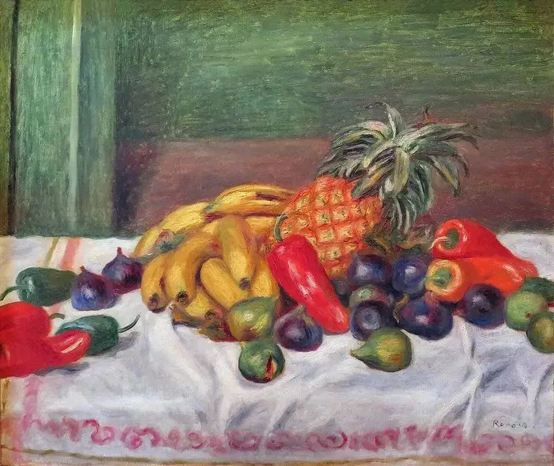Bananen en ananassen - Pierre-Auguste Renoir