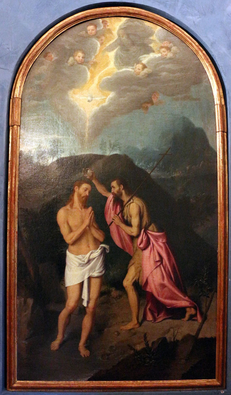 Doop van Christus - Giovanni Battista Moroni