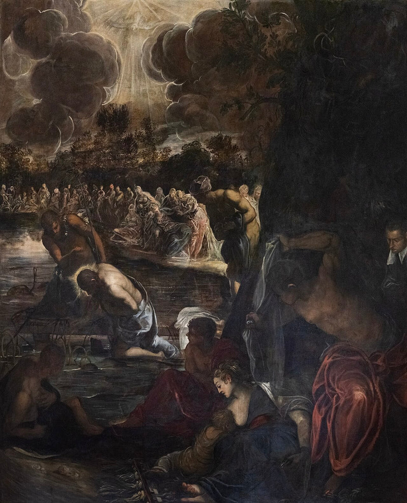 Doop van Christus - Jacopo Tintoretto