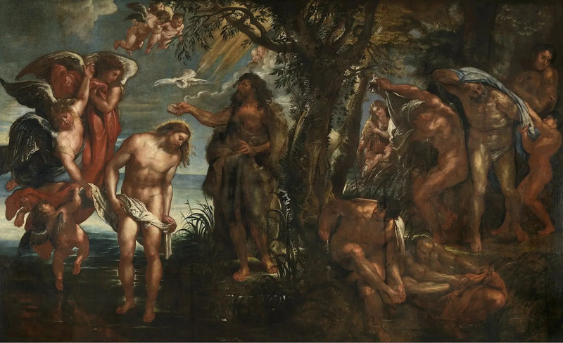 Doop van Christus - Peter Paul Rubens