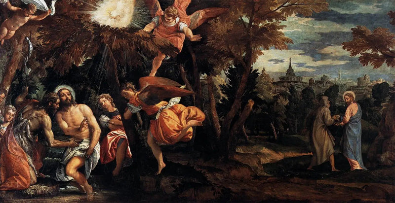 Doop en Verleiding van Christus - Paul Véronèse

Source:
Baptême et tentation du Christ - Paul Véronèse