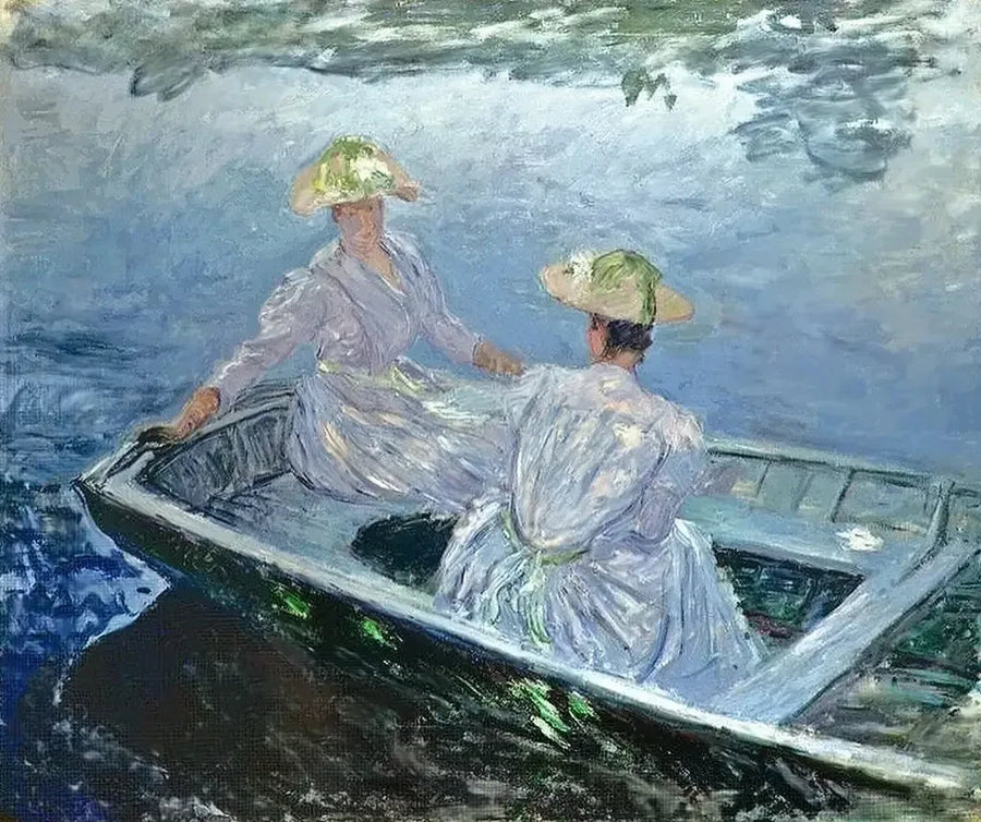 De blauwe boot W1153 - Claude Monet