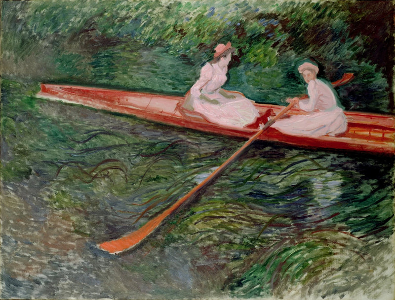 De roze boot W1249 - Claude Monet