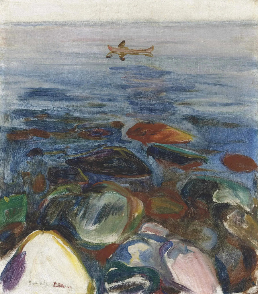 Boot op zee - Edvard Munch