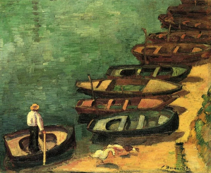 Pont-Aven boten - Émile Bernard