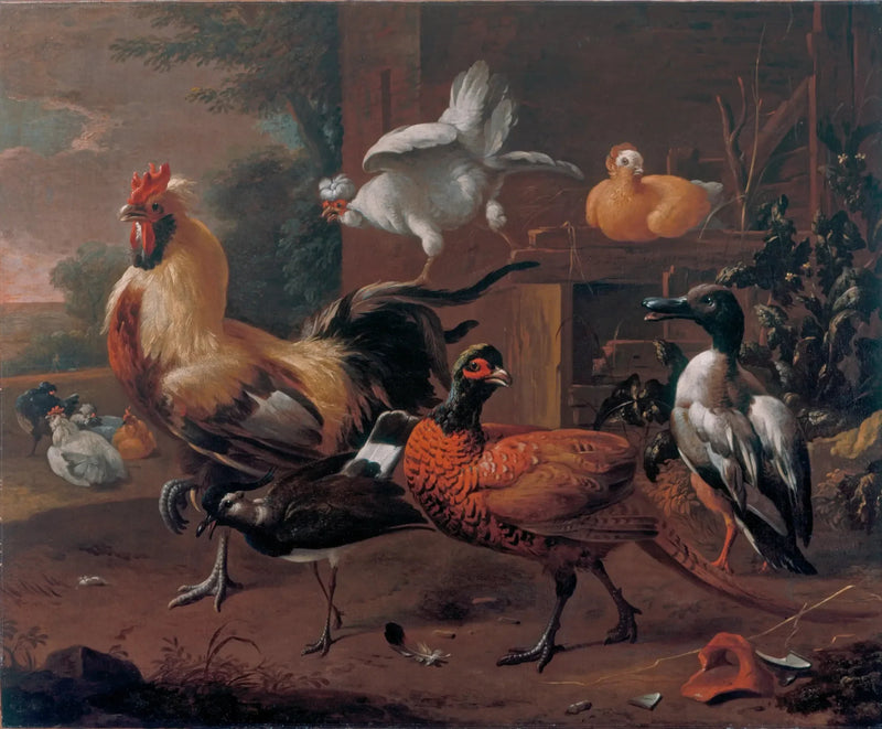 boerderij - Melchior de Hondecoeter