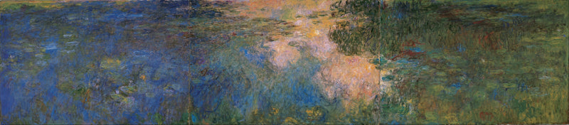 Het waterleliesbekken, Beyeler-drieluik W1968 -1970 - Claude Monet