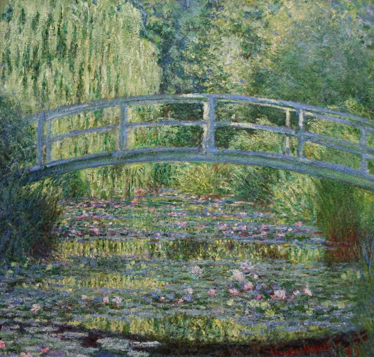 Le Bassin aux nymphéas, harmonie verte de Claude Monet, 1899 – Musée d’Orsay RF 2004, Wildenstein 1515