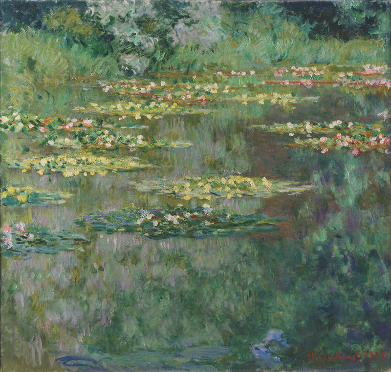 Het waterleliesbekken W1666 - Claude Monet