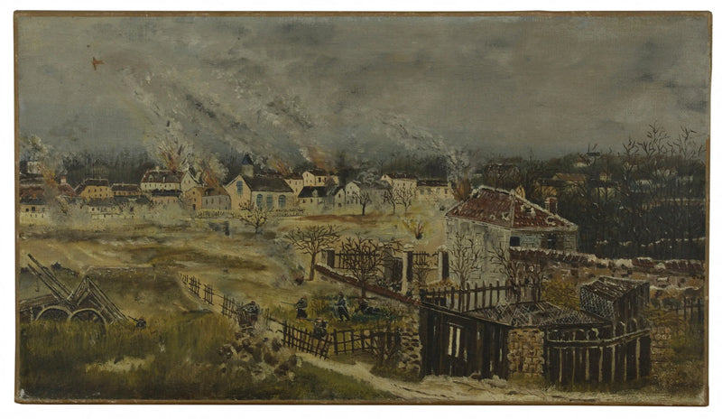 Slag bij Champigny - Episode uit de oorlog van 1870 - Henri Rousseau