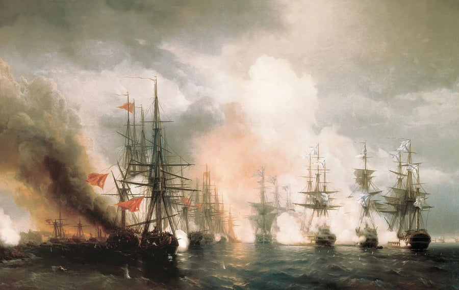 Slag bij Sinope - Ivan Aïvazovski

Source:
Bataille de Sinope - Ivan Aïvazovski