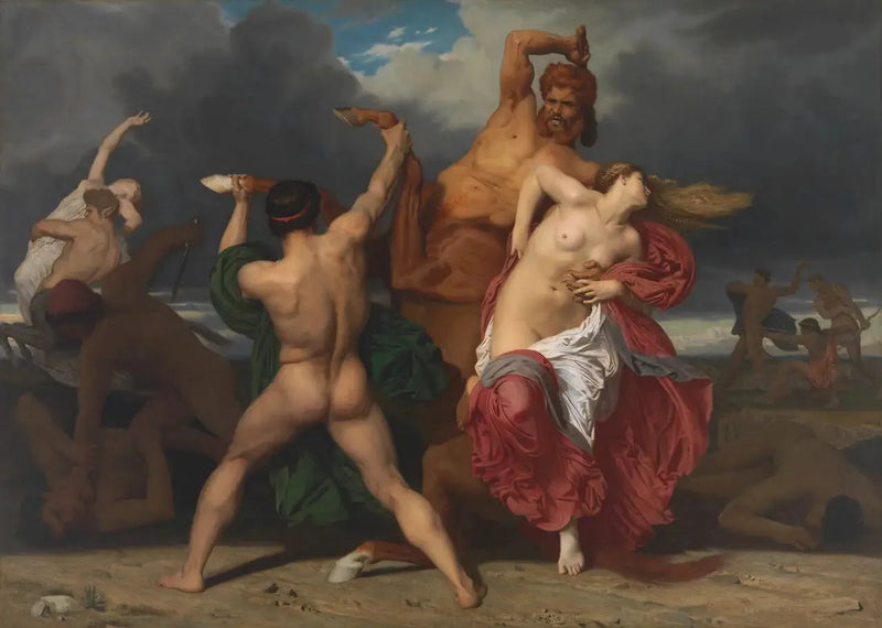Strijd der Centauren tegen de Lapithen - Bouguereau