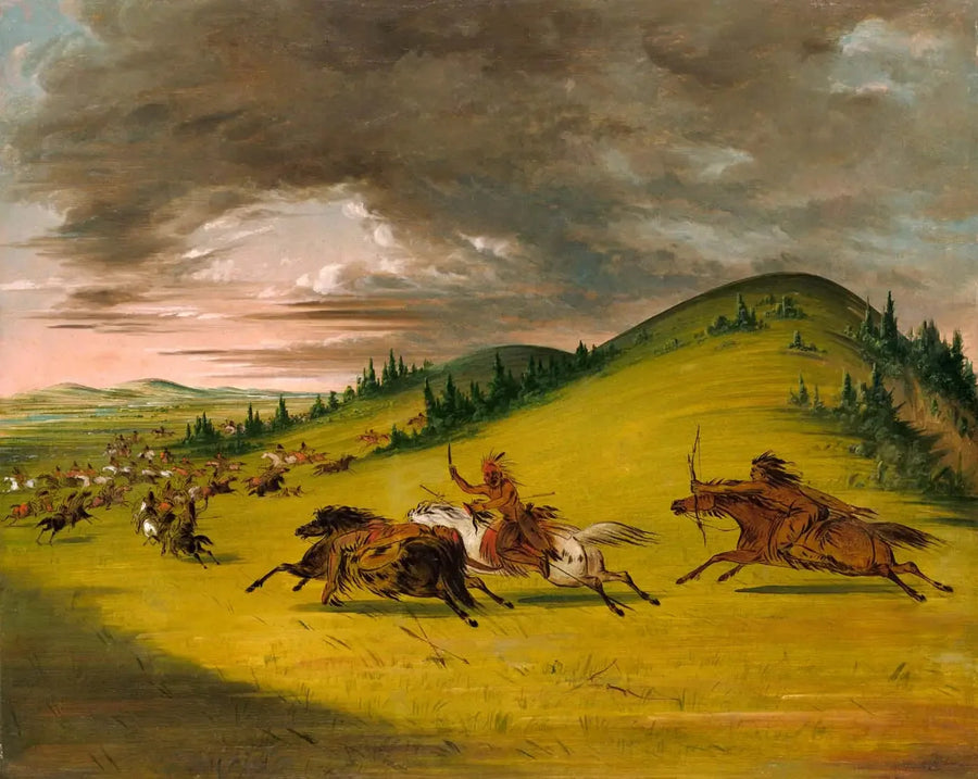 Slag tussen Sioux en Sac en Fox - George Catlin

Source:
Bataille entre Sioux et Sac et Fox - George Catlin