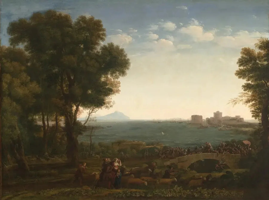 Slag op een brug - Claude Lorrain