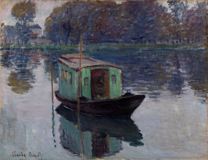 De W323 werkplaatsboot - Claude Monet
