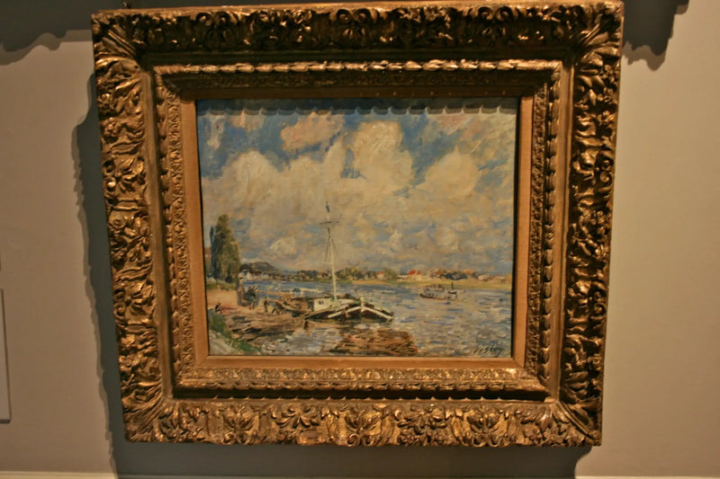 Botten op de Seine - Alfred Sisley