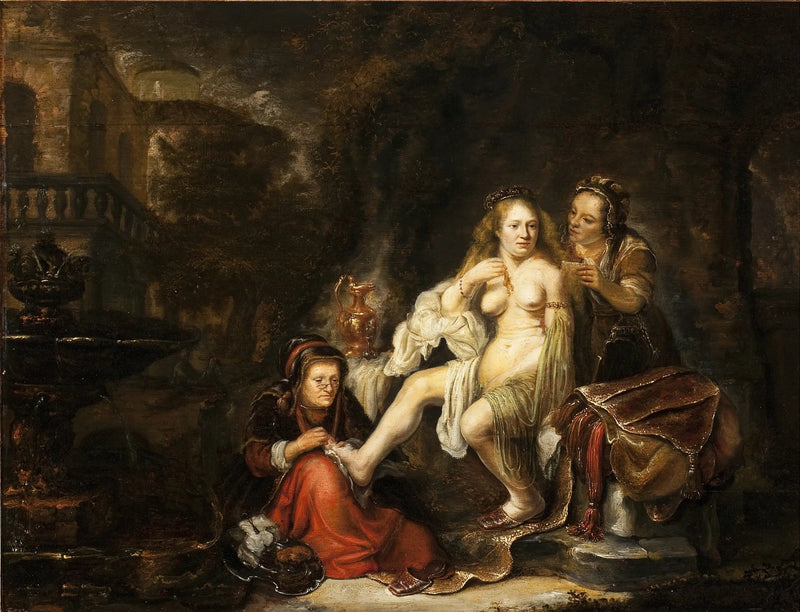 Bathseba ontvangt de brief van David - Rembrandt