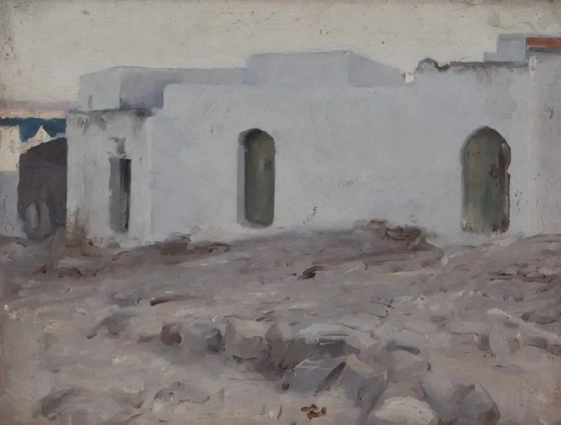 Moorse gebouwen bij bewolkt weer - John Singer Sargent