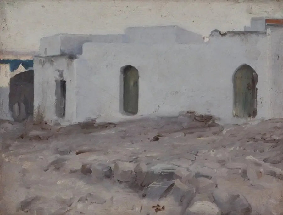 Moorse gebouwen bij bewolkt weer - John Singer Sargent