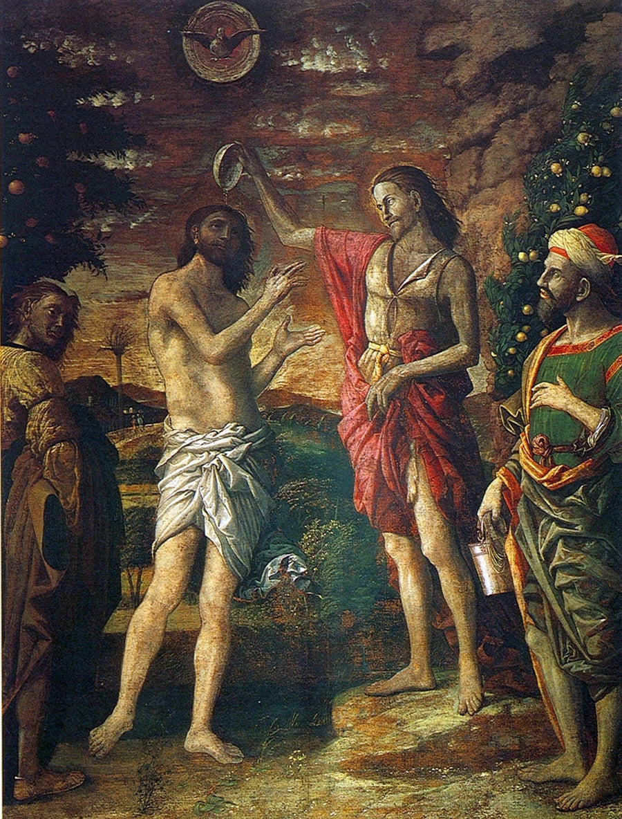 Doop van Christus - Andrea Mantegna