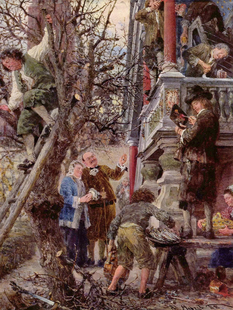 Beati Possidentes (Zalig degenen die) - Adolph von Menzel